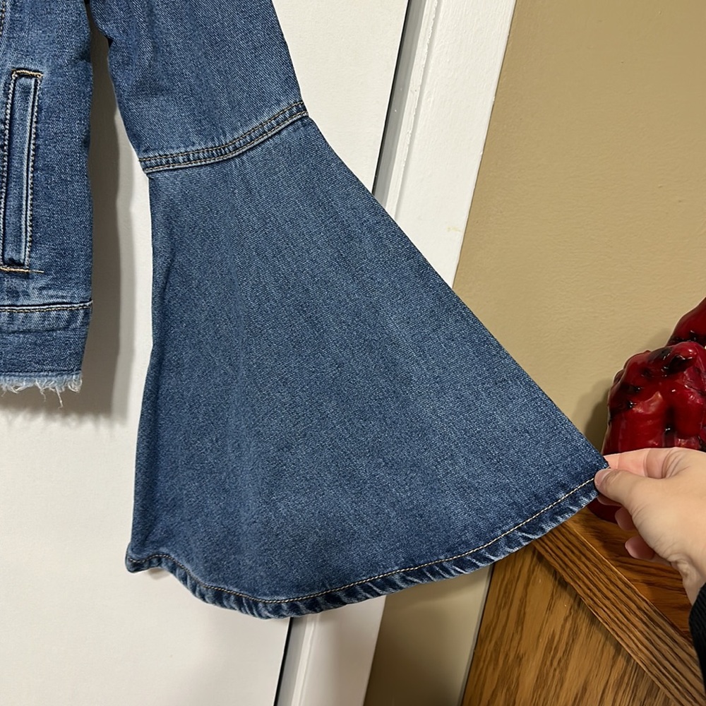 NWOT Umgee Blue Jean Bell Sleeve Jacket - Picture 2 of 6